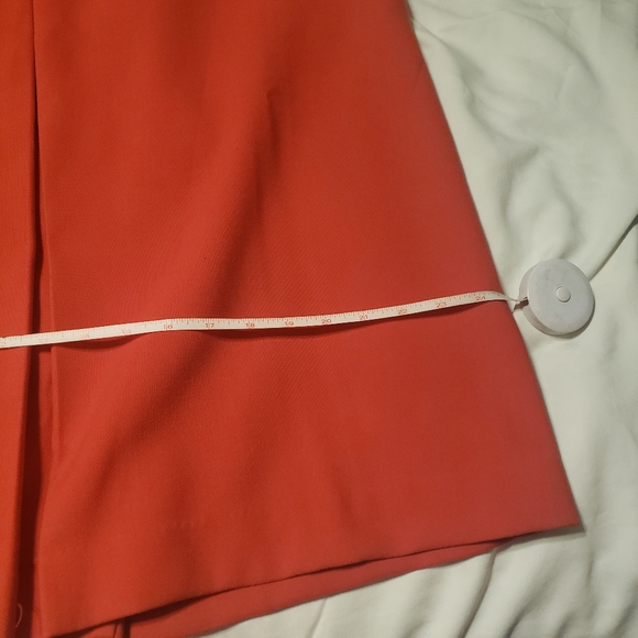 New Orange Ann Taylor Skirt pleated front size 18 - Picture 14 of 15